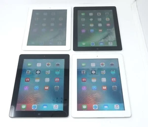 Lot of 4 Working Apple iPad 2nd & 4th Gen 9.7" 16GB - 64GB Wifi Tablets - Picture 1 of 13