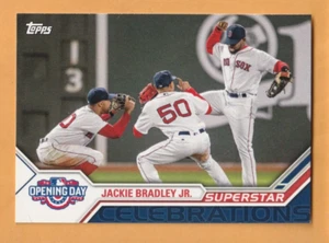 Jackie Bradley Jr. Boston Red Sox 2017 Topps Opening Day Superstar Celebrations - Picture 1 of 2