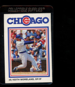 1987 David Berg Chicago Cubs Keith Moreland #6