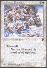 1x Righteous Avengers PL/MP, English MTG Legends