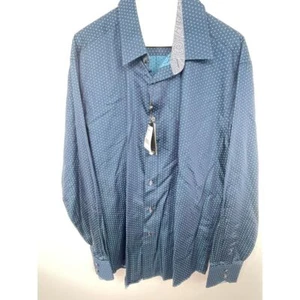 Quieti XL 1stylisches gepunktetes Button-Down Hemd 0% feine Baumwolle - Bild 1 von 7