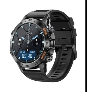 Montre Connectée Smart Intelligente Homme Sport Bluetooth Android Appels,Etanche - Photo 1/3