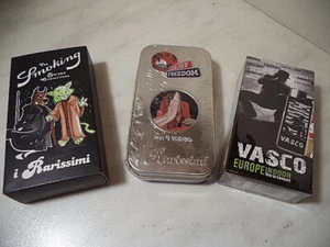 LOTTO 3 ACCENDINI VASCO+ JUST 4 FRIENDS+CANI E GATTI I RARISSIMI NUOVI OCCASIONE - Picture 1 of 16