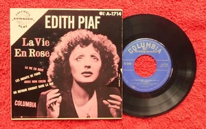 EDITH PIAF LA VIE EN ROSE ORIGINAL 45 EP & PICURE SLEEVE - Picture 1 of 1