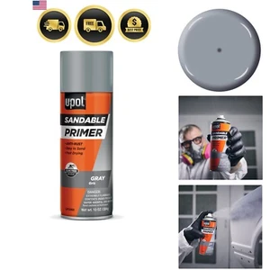 Spray imprimación lijable 10 oz todo uso resistente al óxido secado rápido gris vehículo M... - Imagen 1 de 8