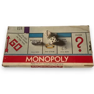 Vintage 1961 Monopoly Board Game Parker Brothers Complete - Picture 1 of 24