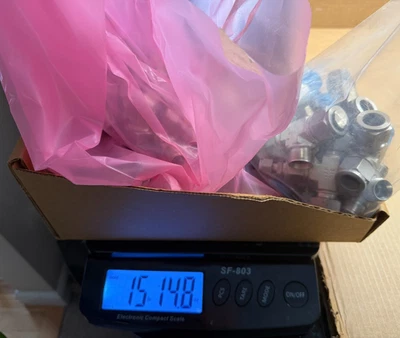 LOTE 15LBS NUEVOS Y USADOS SWAGELOK ACCESORIOS MIXTOS, CONECTORES, ADAPTADORES SE ENVÍA EL MISMO DÍA Foto 1 de 4