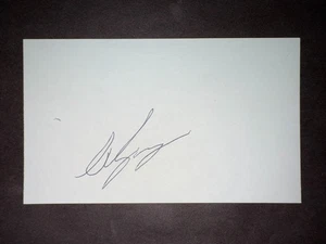 Tarjeta índice firmada 3x5 Arturo López, PADRES (debut 2009) (HS) - Imagen 1 de 1