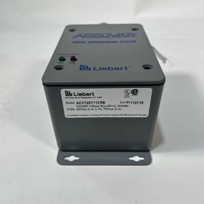 LIEBERT Accuvar ACV120Y110RE Surge Suppression System 120/208 volt - Image 1 of 4