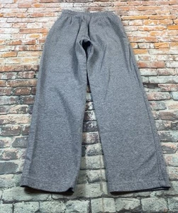 Nike Sweat Pants Boys Medium Gray Jogger Athletic Fleece Outdoor Youth - Picture 1 of 8