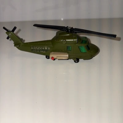 MATCHBOX BATTLE KINGS K118 'US ARMY SEASPRITE HELICOPTER' ENGLAND. VGC - Image 1 of 4