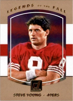 2017 Donruss Legends of the Fall #3 Steve Young - FB - Image 1 of 2