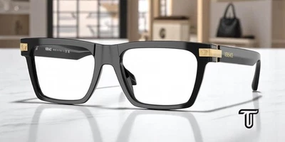 VERSACE VE3354 GB1 Black Demo Lens 55 mm Men's Eyeglasses - Image 1 of 4