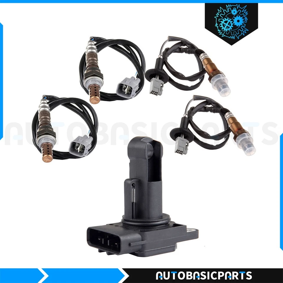 Fits 2001-2006 Lexus LS430 4.3L 4x Front & Rear Oxygen O2 02 Sensor + MAF Sensor - Изображение 1 из 4