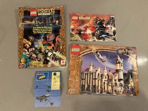 VINTAGE Lego Manual Instruction Books & Poster Lot Of 4, 3051 4709 6467 - Picture 1 of 9