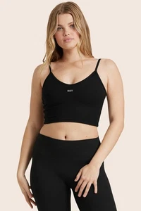 Set Active Schwarz Crop Tank BH Gr. Xl Athleisure Gym - Bild 1 von 4