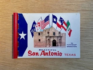 SAN ANTONIO TEXAS Postcard Folder Beautiful Photo Booklet Souvenir - Picture 1 of 3