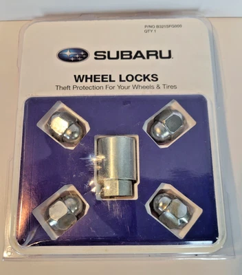 Subaru Wheel Locks Lock Set B321SFG000 OEM Genuine Part EXCELLENT Foto 1 de 4