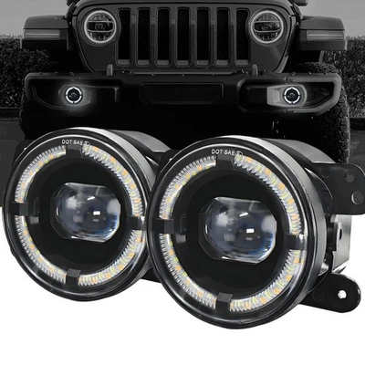 For 2007-2013 Toyota Tundra 4" Inch LED Fog Lights Front Bumper Driving Lamps 2x - Image 1 of 4