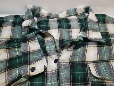 Рубашка на пуговицах женская клетчатая фланелевая с длинным рукавом других производителей XXL 2XL - Изображение 1 из 4