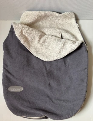 JJ Cole Bundle Me Fleece Sherpa Winter Car Seat Cover Stroller - Image 1 of 4
