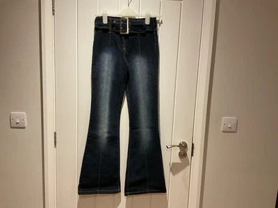 Unbranded blue denim wide leg jeans size 8 - Image 1 of 4