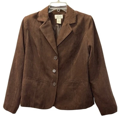 Studio Works Brown Blazer Jacket Womens Size 8 Career Business Casual - Image 1 of 4