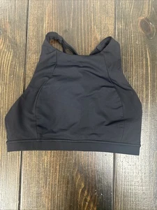 Lululemon Free To Be Serene Damen-BH hochgeschlossen schwarz Größe 6 - Bild 1 von 10