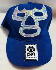 Baseballmütze Holl "Heroes of Lucha Libre" blau - Stretch-Passform - Einheitsgröße - Bild 1 von 4