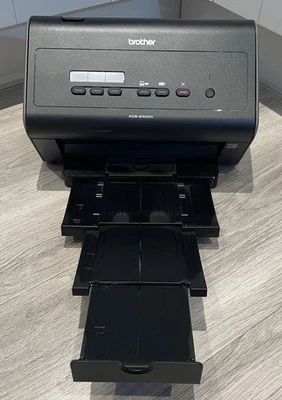 Brother ADS-2400N  A4 USB document scanner + PSU + USB *no input tray* - Image 1 of 3