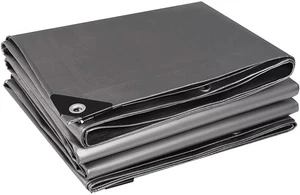 Abdeckplane 280g/m² Gewebeplane aus PE wasserdichte und verstärkt 093.. - Bild 1 von 5