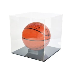 Clear Basketball Display Case Acrylic Basketball Football Display Case - Picture 1 of 6