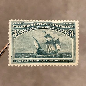 US Stamp Scott# 232 3 Cent Columbian MNH OG Well Centered CV$ 225.00 E19 - Picture 1 of 3