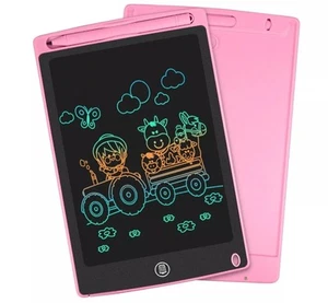 8.5 Electronic LCD Digital Writing Tablet Pad Board Drawing Graphics Kids PINK - Afbeelding 1 van 8