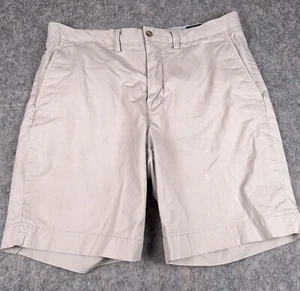 Polo Ralph Lauren Shorts Mens 33 Tan Chino Stretch Classic Fit Flat Front - Picture 1 of 12