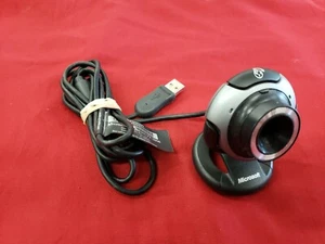 Microsoft Webcam LifeCam web cam USB Skype Zoom Webex built in microphone Win 7 - Picture 1 of 3