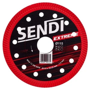 Diamant Trennscheibe 1A1R 115x1,2x9x22,23 SENDI EXTREME für Keramik G28 - Picture 1 of 5