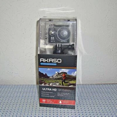 【NEW】AKASO EK7000 ULTRAHD 4k WIFI  170˚ WIDE WATERPROOF SPORTS ACTION CAMERA - Image 1 of 4