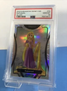 2023 Kakawow Disney 100 RAPUNZEL Entangled #94 Silver Holo Graded PSA 10 Gem - Picture 1 of 2