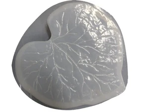 Riesiges 15 Zoll Rhabarber Blatt Beton Zement Trittstein Garten Handwerk Form 1194 - Bild 1 von 2