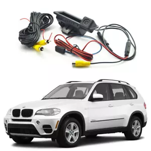 Car Trunk Handle + CCD Rear View Camera Backup for 2007-2013 BMW X5 E70 E71 - Picture 1 of 7