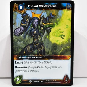 Tharal Wildbreeze Crown of Heavens WoW Warcraft TCG Ally Card 95/198 - Imagen 1 de 2