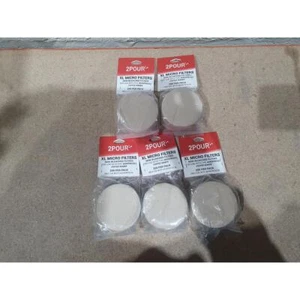 AeroPress XL Coffee Maker Paper Micro Filters Beige Non-Bleached - (5x/200 Pack) - Picture 1 of 7