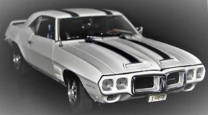 Pontiac Trans Am Firebird Race Car Custom Built Metal Model 1:24 18Racing12 1967 - Picture 1 of 12