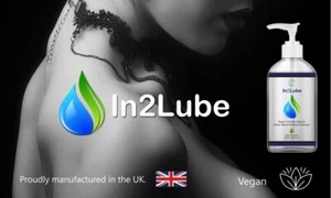 In2Lube Vegan Friendly Organic Water Based Personal Lube Vaginal Anal 250ml - Picture 1 of 10