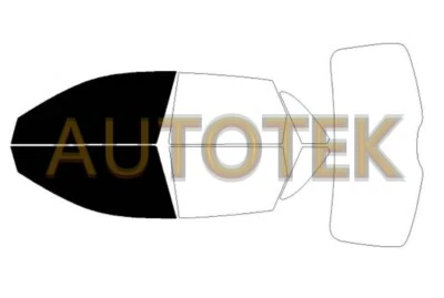 Filme PreCut dianteiro duas portas janelas qualquer tonalidade % VLT para Audi Q3 2019-2025 - Imagem 1 de 4