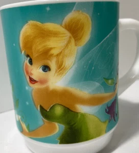 Tinker bell Coffee Tea Mug Cup Arcopal ARC France Milk Glass - Picture 1 of 4