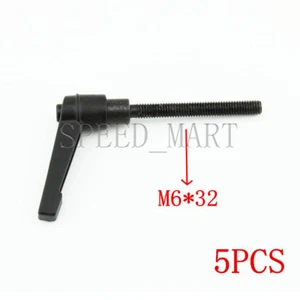 5 PIEZAS Maquinaria M6 x 32 mm Perilla roscada Manija Ajustable Palanca de sujeción - Imagen 1 de 1