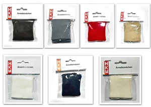 Ärmelbündchen HKM 1 Paar weiß blau grau braun beige Ärmel Bündchen - Bild 1 von 9
