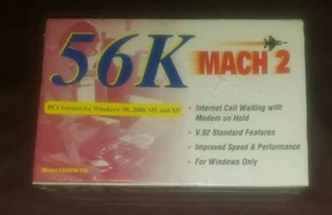 SEALED NEW 56K MACH 2 Internal Data/Fax Modem PCI Version for Windows 98 2000 ME - Picture 1 of 4